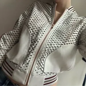 See By Chloe small white leather jacket never worn